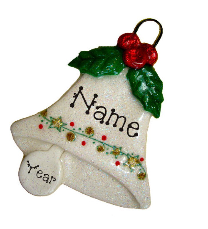 Holly Bell Ornament